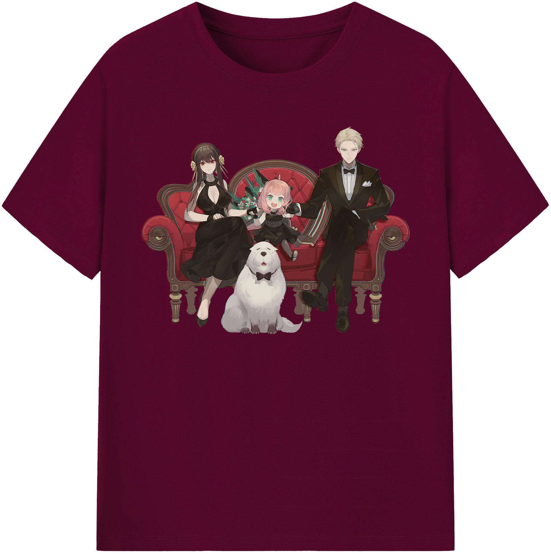 （画像用） SPY×FAMILY间谍家家酒 レディースカジュアルプリントTシャツ（綿100％）